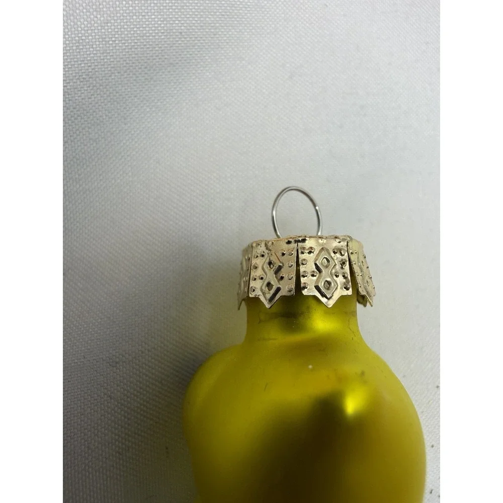 Martha Stewart Set of 2 Glass Plastic Ornaments Bee Jar